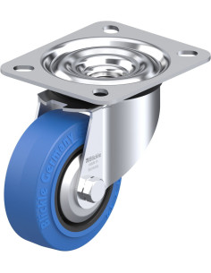 LE-POEV 80R-SB-FA pasukamas ratukas su guma, 80 mm