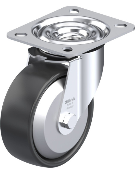 LE-PP 100R-FA Sintetinis pasukamas ratukas 100 mm