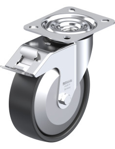 LE-PP 125KA-FI-FA pasukamas ratukas su stabdžiais