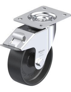 LE-PP 150G-FI sintetinis pasukamas ratukas su stabdžiais