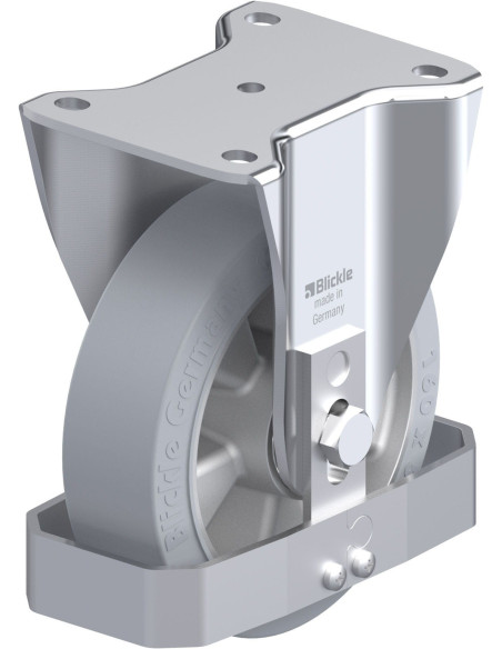 BH-ALEV 160K-SG-FS fiksuotas ratukas su guma