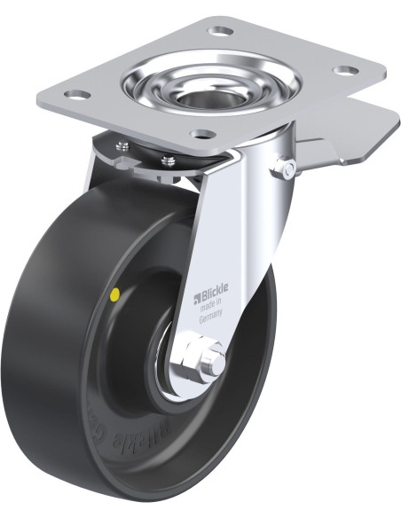 LE-PP 150K-ST-EL antistatinis ratukas su stabdžiais