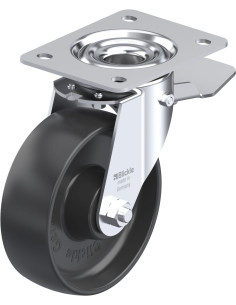 LE-PP 150R-ST Sintetinis pasukamas ratukas su stabdžiais