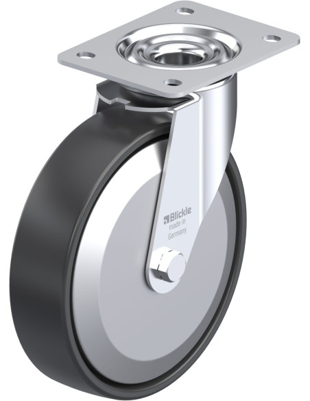 LE-PP 200R-FA pasukamas sintetinis ratukas 200 mm