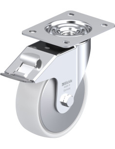 LE-PPN 150R-FI-FA sintetinis pasukamas ratukas su stabdžiais