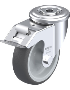 LER-PATH 100G-FI poliuretano pasukamas ratukas su stabdžiais