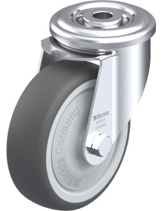 LER-PATH 100KF poliuretano pasukamas ratukas, 100 mm