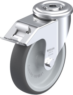 LER-PATH 125G-FI poliuretano ratukas su stabdžiais