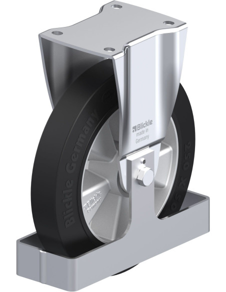 BH-ALEV 250K-FS fiksuotas ratukas dengtas guma