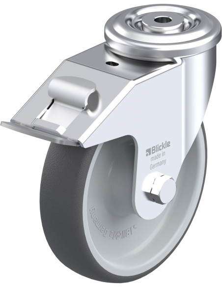 LER-PATH 160R-FI poliuretano ratukas su stabdžiais