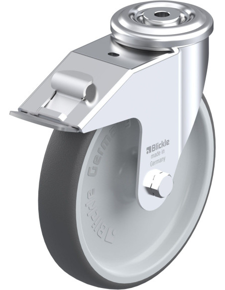 LER-PATH 200G-FI poliuretano pasukamas ratukas su stabdžiais