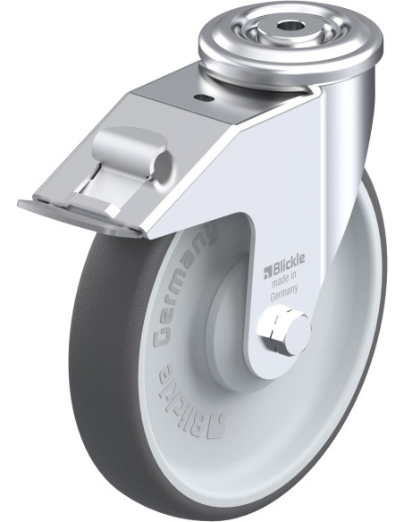 LER-PATH 200KA-FI poliuretano ratukas su stabdžiais