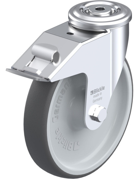 LER-PATH 200R-FI poliuretano ratukas su stabdžiais