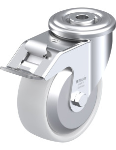 LER-PO 100G-FI-FA sintetinis pasukamas ratukas su stabdžiais