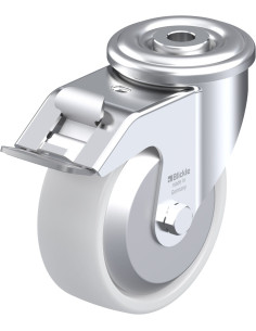 LER-PO 100R-FI-FA pasukamas ratukas su stabdžiais, 100 mm