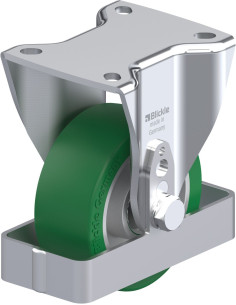 BH-ALST 100K-1-FS fiksuotas poliuretano ratukas 100 mm