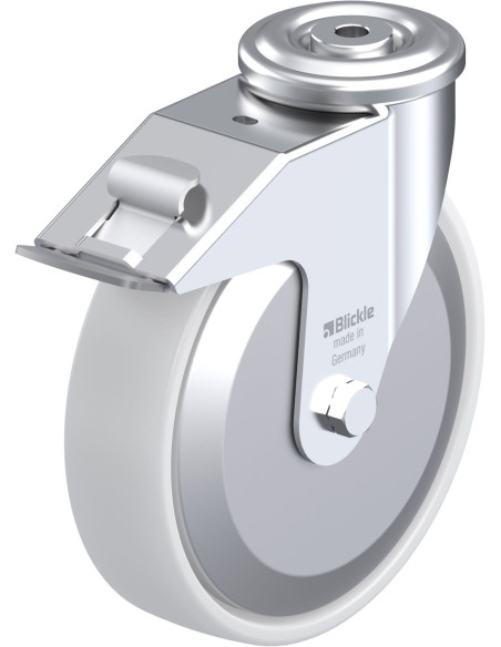 LER-PO 200G-FI-FA sintetinis ratukas su stabdžiais