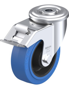 LER-POEV 100XR-FI-SB pasukamas ratukas su stabdžiais, 100 mm