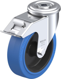 LER-POEV 125G-FI-SB pasukamas ratukas su stabdžiais, 125 mm