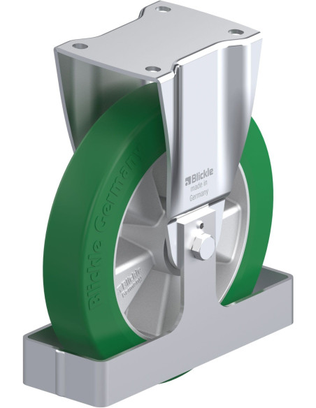 BH-ALST 250K-FS poliuretano fiksuotas ratukas