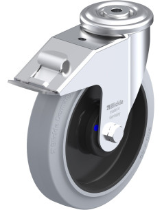 LER-POEV 200XKA-FI-SG pasukamas ratukas su stabdžiais