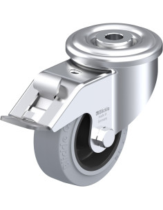 LER-POEV 80G-FI-SG pasukamas ratukas su stabdžiais, 80 mm