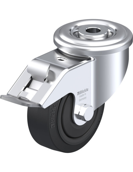 LER-POEV 80KF-FI pasukamas ratukas su stabdžiais, 80 mm