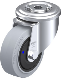 LER-POEV 80XKF-SG pasukamas ratukas su guma, 80 mm