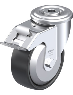 LER-PP 100R-FI-FA - 100 mm sintetinis ratukas su stabdžiais