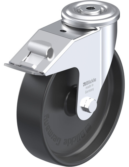 LER-PP 200G-FI sintetinis ratukas su stabdžiais