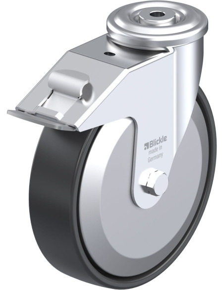 LER-PP 200G-FI-FA sintetinis ratukas su stabdžiais