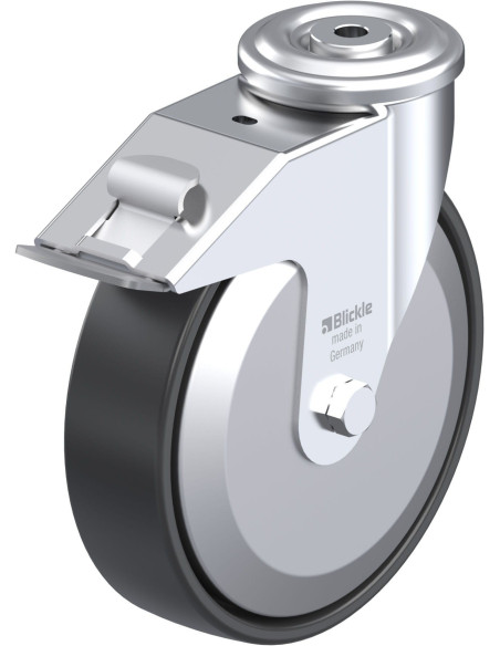 LER-PP 200K-FI-EL-FA antistatinis ratukas su stabdžiais