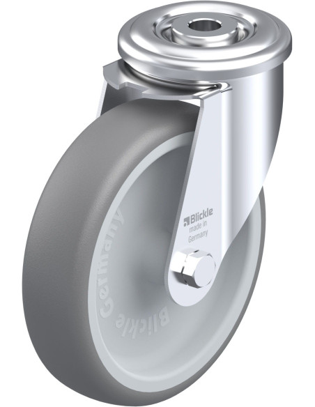 LER-TPA 127G pasukamas ratukas, guma, 125 mm