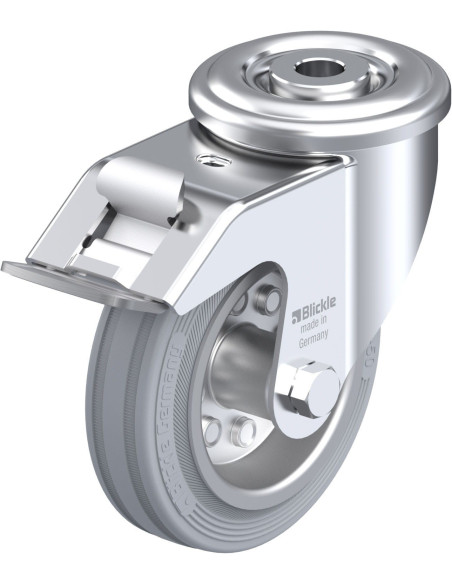 LER-VE 100R-FI-SG pasukamas ratukas su stabdžiais, 100 mm