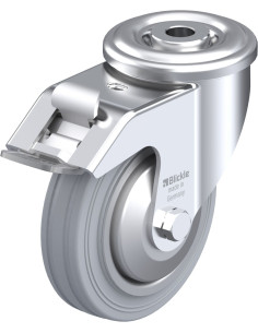 LER-VE 100R-FI-SG-FA pasukamas ratukas su stabdžiais, 100 mm