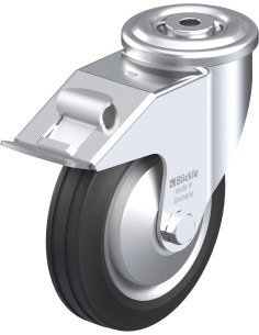 LER-VE 150R-FI-FA pasukamas ratukas su stabdžiais, 150 mm