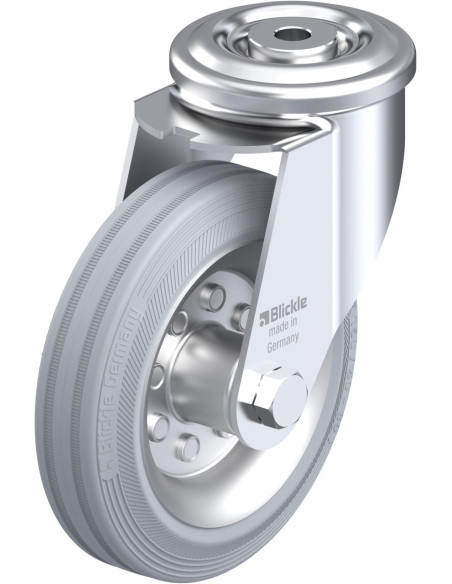 LER-VE 150R-SG pasukamas ratukas su guma 150 mm