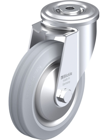 LER-VE 150R-SG-FA pasukamas ratukas su guma, 150 mm