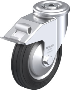 LER-VE 160R-FI-FA pasukamas ratukas su stabdžiais, 160 mm