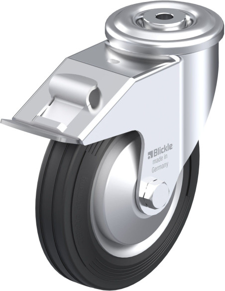 LER-VE 160R-FI-FA pasukamas ratukas su stabdžiais, 160 mm