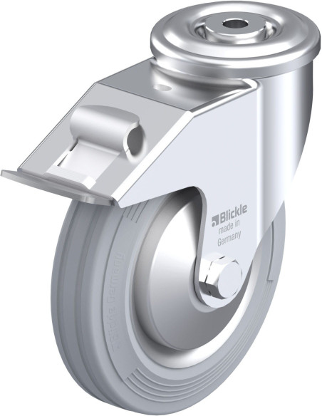 LER-VE 160R-FI-SG-FA pasukamas ratukas su stabdžiais, 160 mm