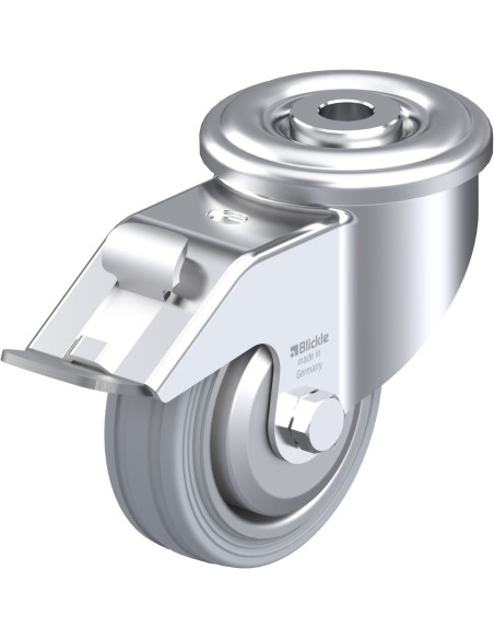 LER-VE 80R-FI-SG-FA pasukamas ratukas su stabdžiais, 80 mm