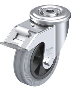 LER-VPP 100G-FI-SG pasukamas ratukas su stabdžiais, 100 mm