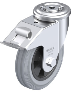 LER-VPP 150R-FI-SG pasukamas ratukas su stabdžiais, 150 mm