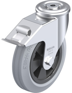 LER-VPP 180R-FI-SG pasukamas ratukas su stabdžiais, 180 mm