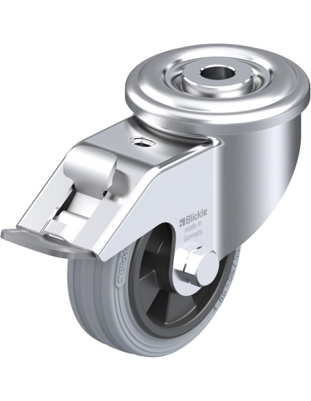 LER-VPP 80R-FI-SG pasukamas ratukas su stabdžiais, 80 mm
