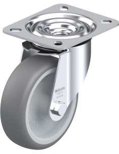 LE-TPA 102G pasukamas ratukas, 100 mm, guma