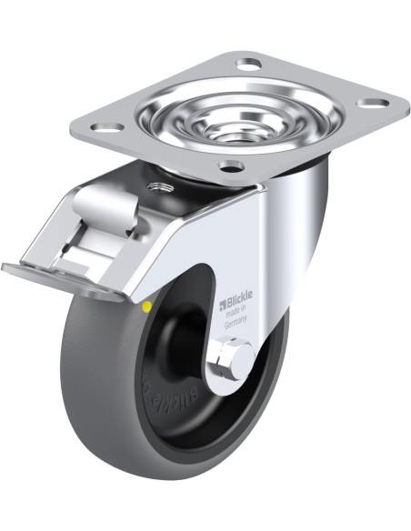 LE-TPA 102G-FI-ELS antistatinis pasukamas ratukas su