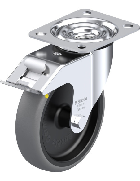 LE-TPA 127G-FI-ELS antistatinis ratukas su stabdžiais