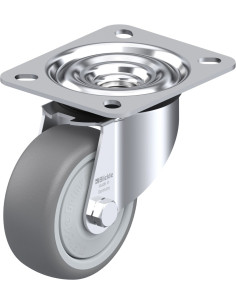 LE-TPA 80KF pasukamas ratukas, 80 mm, guma